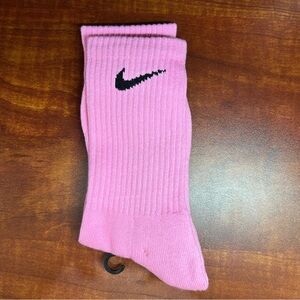 Nike Pink Ribbed Socks NEW